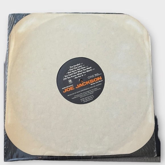 Joe Jackson A&M SP5000 Vinyl Record - Picture 4 of 6